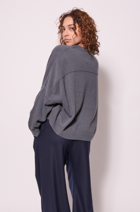 Pull en Cachemire Gris