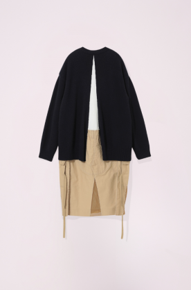 Manteau Marine et Beige